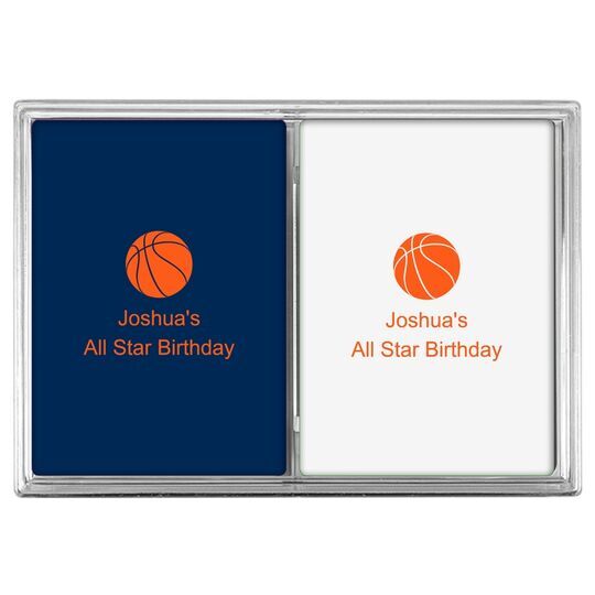 Basketball Double Deck Playing Cards